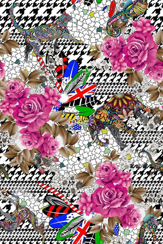 时尚印花华亿平台图片