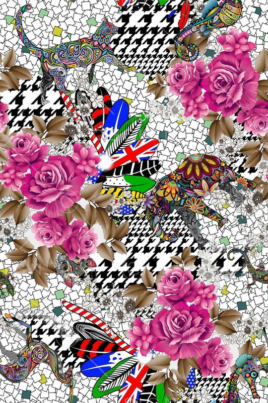 时尚印花华亿平台图片