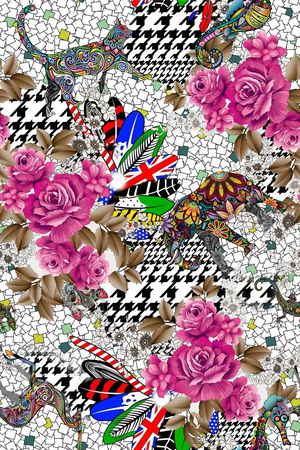 时尚印花华亿平台图片