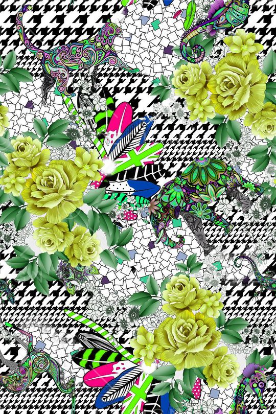 时尚印花华亿平台图片