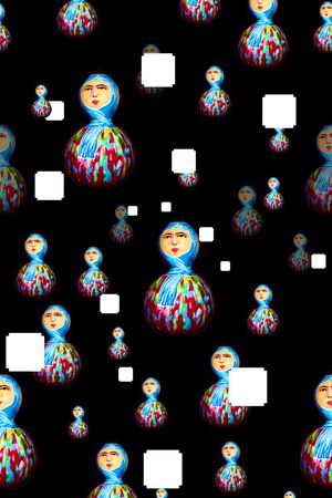 中国风印花华亿平台图片