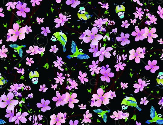 清新大方印花华亿平台图片