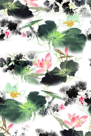 莲花印花华亿平台图片