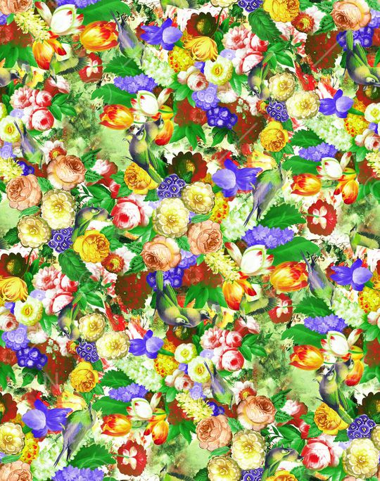 油画花卉印花华亿平台图片