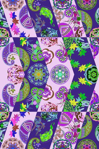 461530-异域风情古典几何花纹