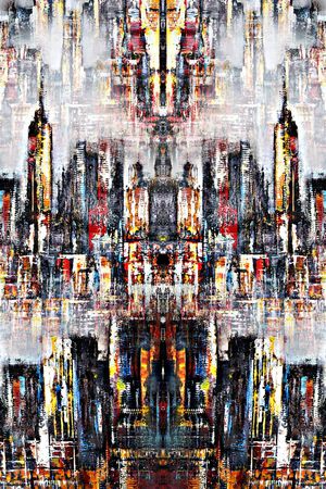 抽象印花华亿平台图片