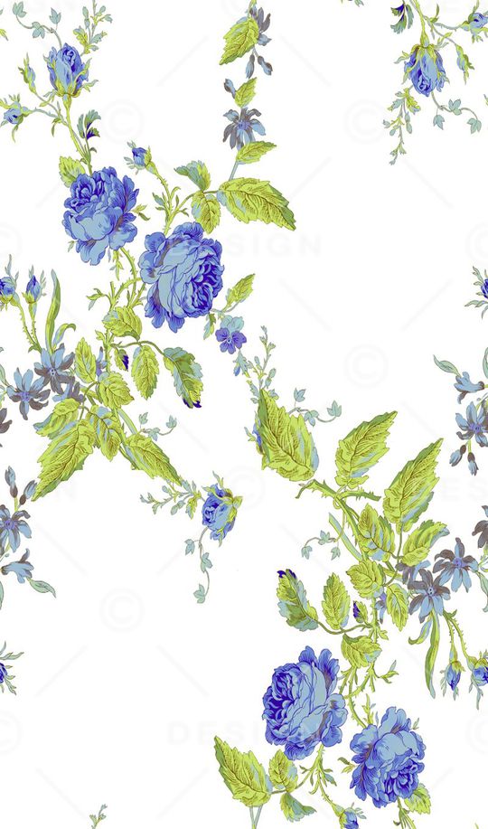 4方花卉印花华亿平台图片