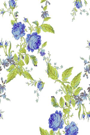 4方花卉印花华亿平台图片