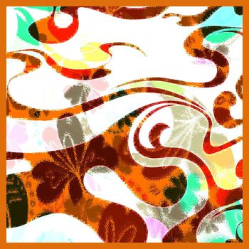 抽象印花华亿平台图片