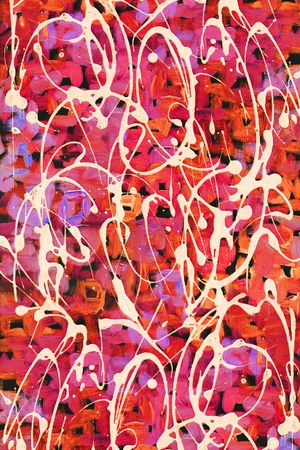 抽象肌理印花华亿平台图片