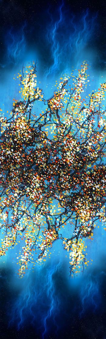 抽象肌理印花华亿平台图片