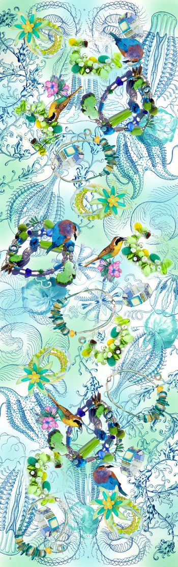 海螺贝壳印花华亿平台图片