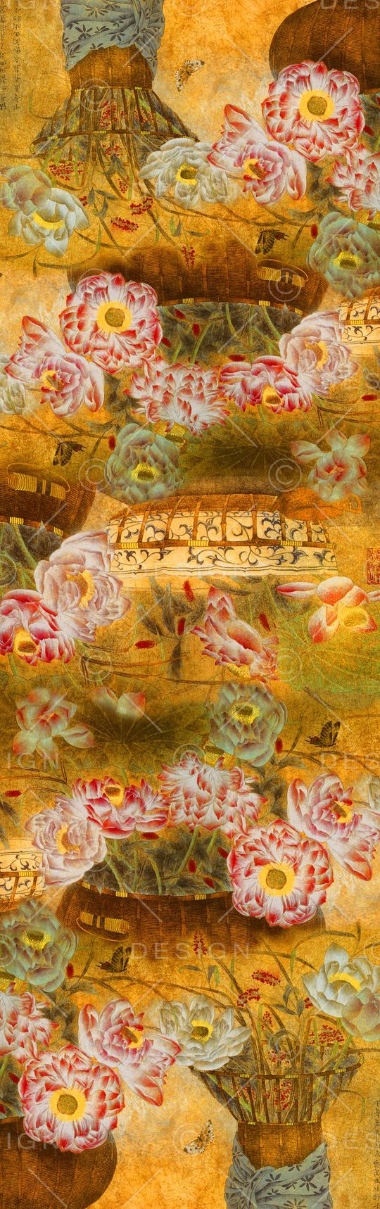 宫廷富贵印花华亿平台图片