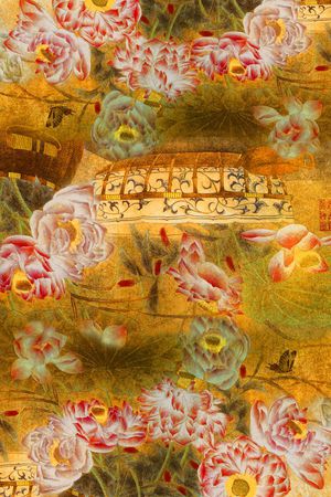 宫廷富贵印花华亿平台图片