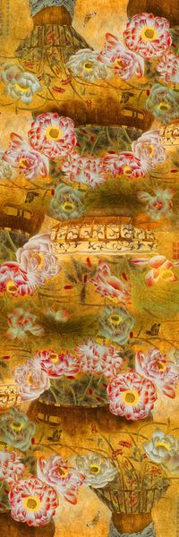 宫廷富贵印花华亿平台图片