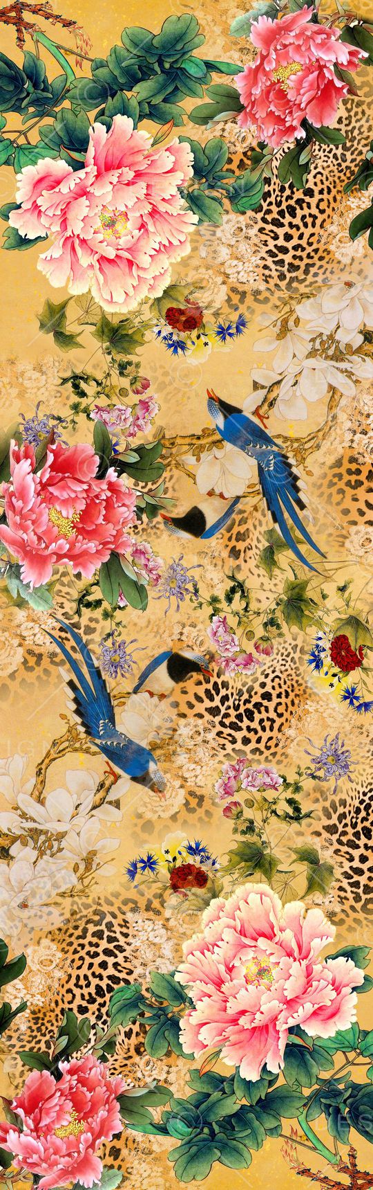 中国风印花华亿平台图片