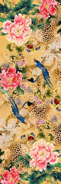 中国风印花华亿平台图片