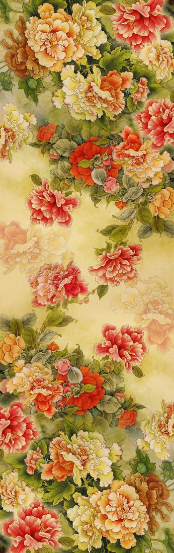 中国风印花华亿平台图片