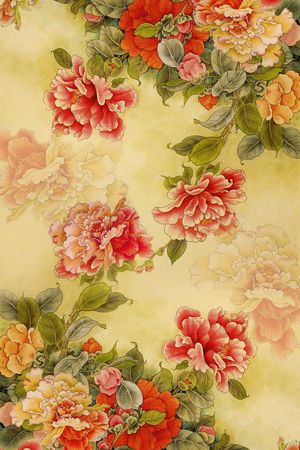 中国风印花华亿平台图片