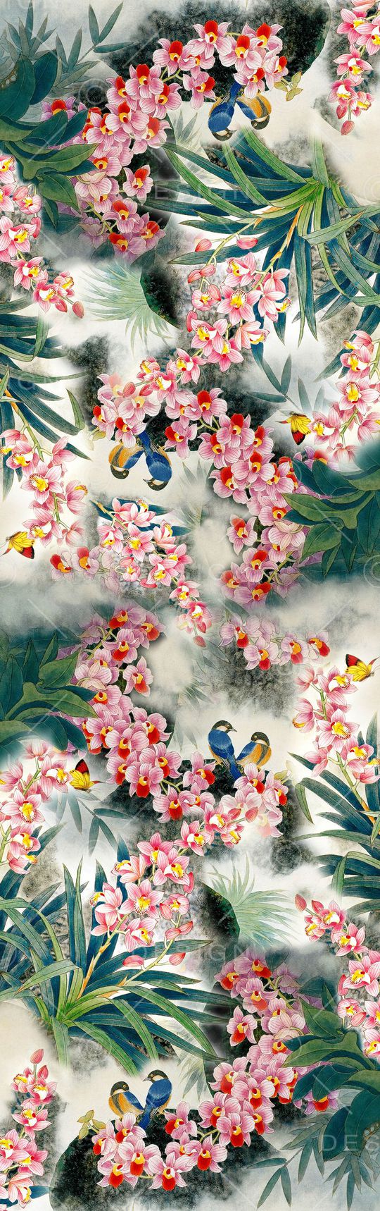 中国风印花华亿平台图片