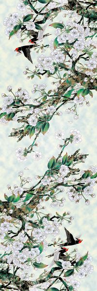 中国风印花华亿平台图片