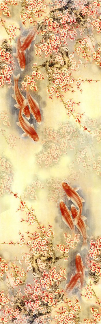 中国风印花华亿平台图片