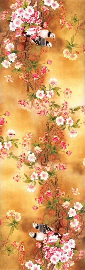 金黄色调印花华亿平台图片