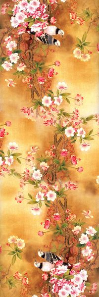 金黄色调印花华亿平台图片