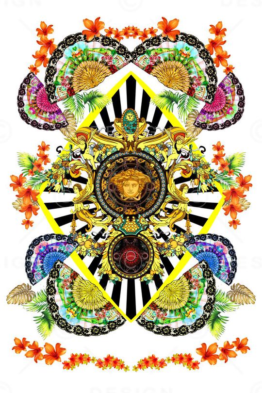 欧式印花华亿平台图片