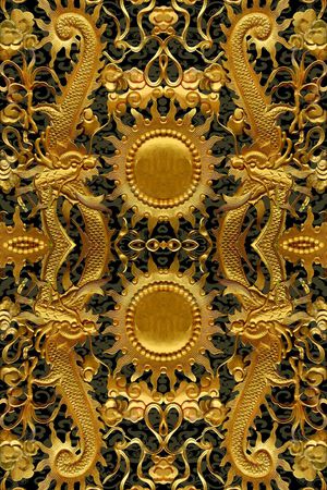 中国风印花华亿平台图片