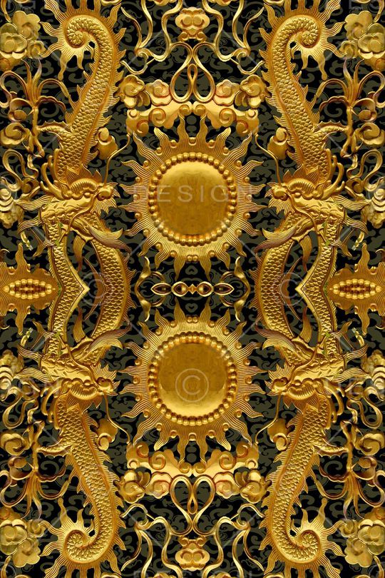 中国风印花华亿平台图片