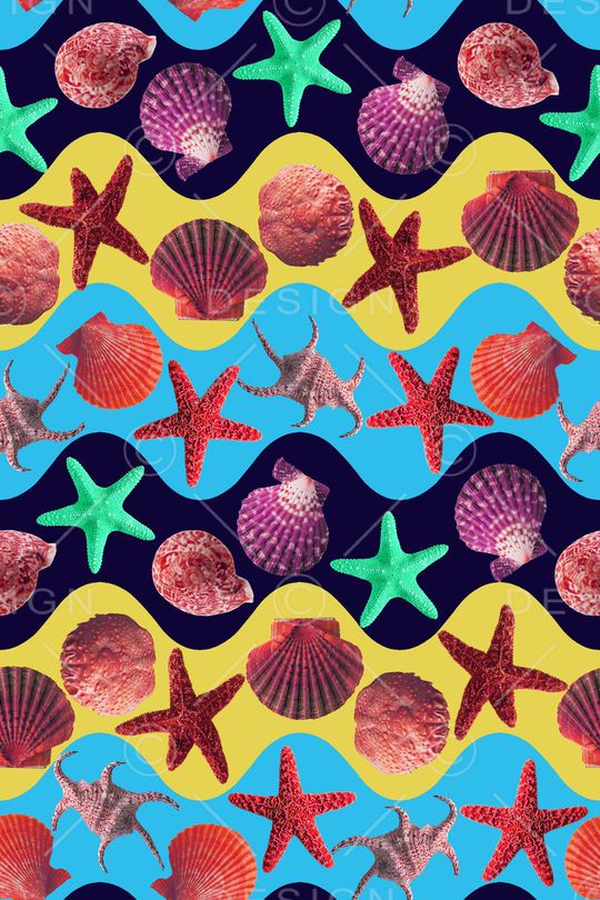 贝壳印花华亿平台图片