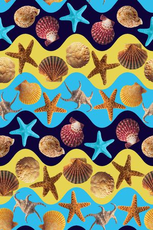 贝壳印花华亿平台图片