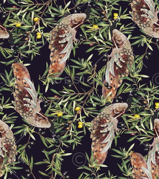 复古梨子印花华亿平台图片