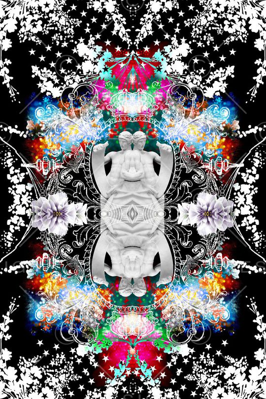 复古印花华亿平台图片