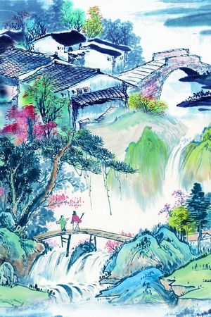 MAX-中国风印花华亿平台图片