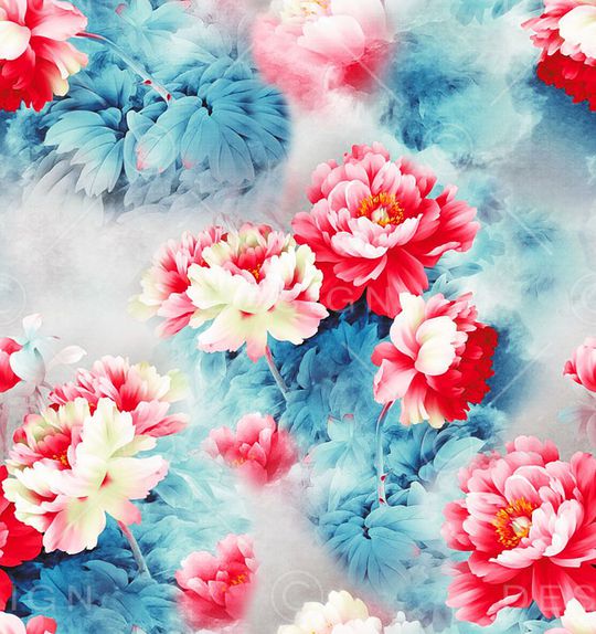 MAX-中国风印花华亿平台图片