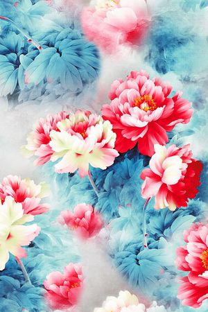 MAX-中国风印花华亿平台图片