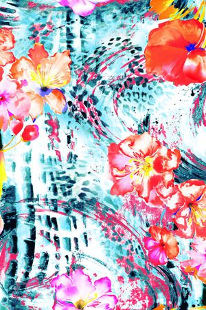 流行时尚印花华亿平台图片