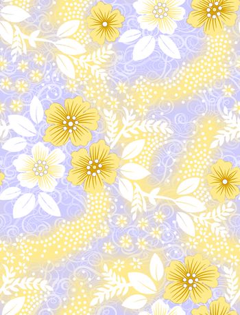 462024-花卉 中国风 仿古花纹  绚丽风格