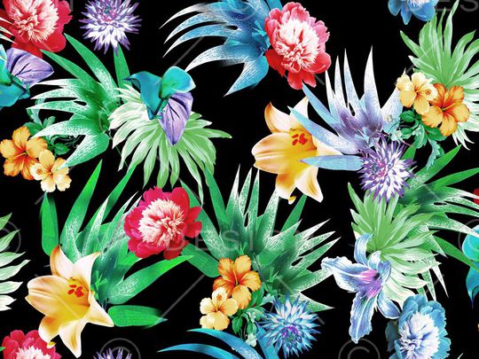 热带印花华亿平台图片