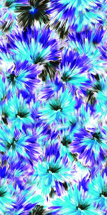 462143-原创手绘抽象花卉组合