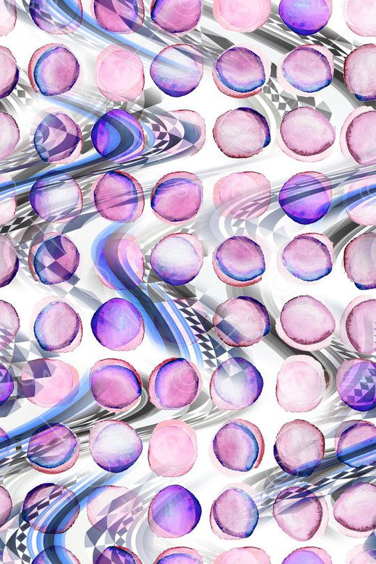 波点印花华亿平台图片