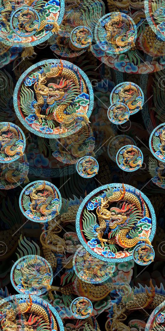 中国风印花华亿平台图片