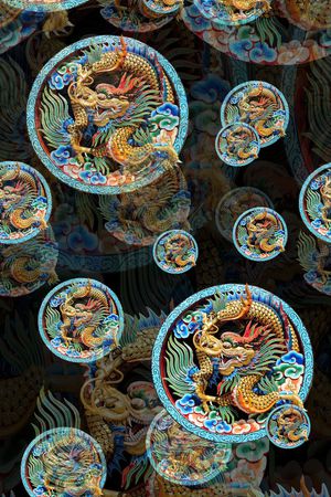 中国风印花华亿平台图片