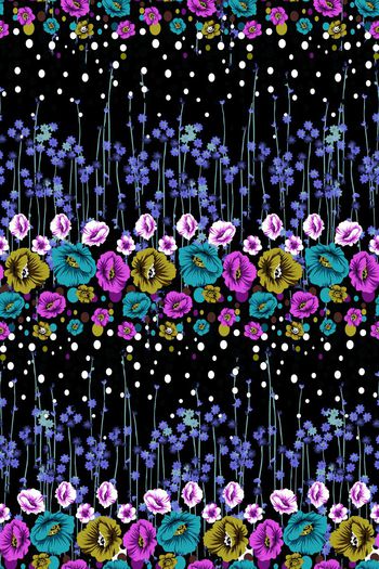 462250-清新小花藤蔓个性华伦天奴同款花卉