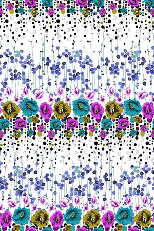 华伦天奴花卉印花华亿平台图片