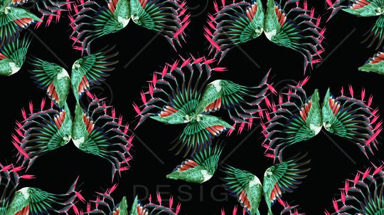 翅膀印花华亿平台图片