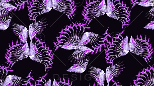 翅膀印花华亿平台图片