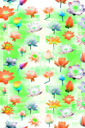 复古印花华亿平台图片